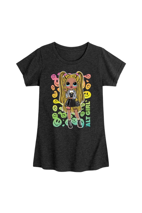 LOL OMG! Fashion Dolls - Rainbow ALT Girl - Toddler & Youth Girls Short Sleeve Graphic T-Shirt