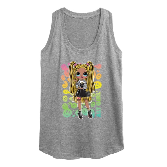 LOL OMG! Fashion Dolls - Rainbow ALT Girl - Women's Racerback Tank Top