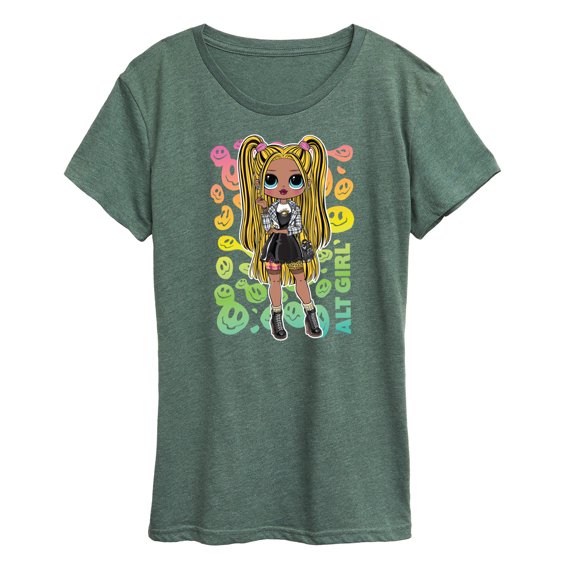 LOL OMG! Fashion Dolls - Rainbow ALT Girl - Women's Short Sleeve Graphic T-Shirt
