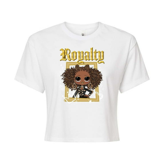 LOL OMG! Fashion Dolls - Royal Bee - Juniors Cropped Cotton Blend T-Shirt