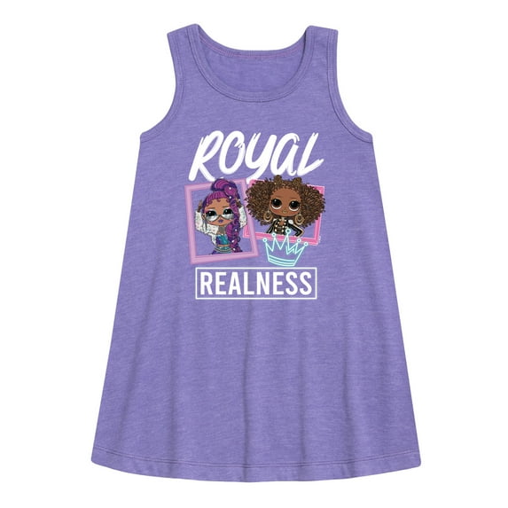 LOL OMG! Fashion Dolls - Royal Realness - Toddler & Youth Girls A-line Dress