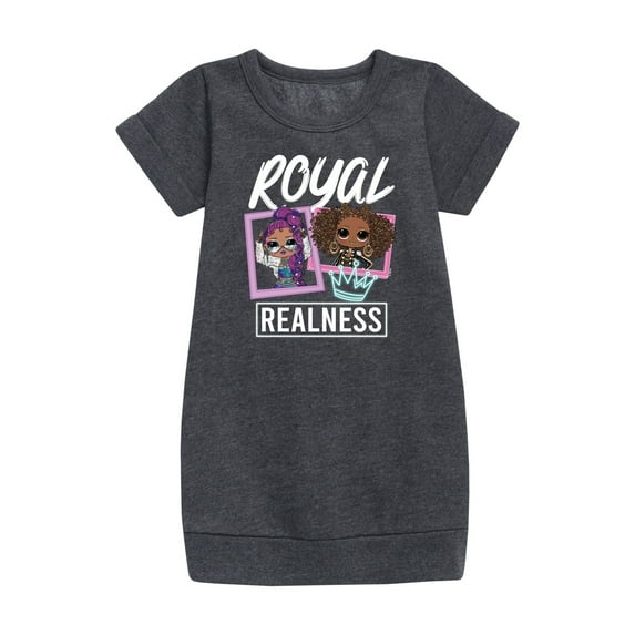 LOL OMG! Fashion Dolls - Royal Realness - Toddler & Youth Girls Fleece Dress