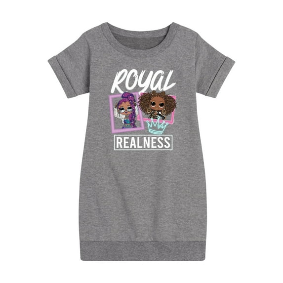 LOL OMG! Fashion Dolls - Royal Realness - Toddler & Youth Girls Fleece Dress