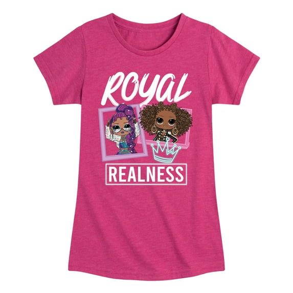 LOL OMG! Fashion Dolls - Royal Realness - Toddler & Youth Girls Short Sleeve Graphic T-Shirt