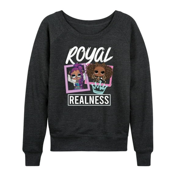 LOL OMG! Fashion Dolls - Royal Realness - Women's Lightweight French Terry Long Sleeve Shirt