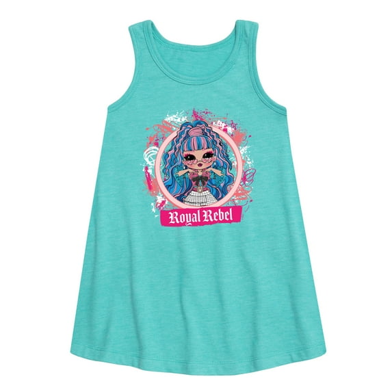 LOL OMG! Fashion Dolls - Royal Rebel - Toddler & Youth Girls A-line Dress