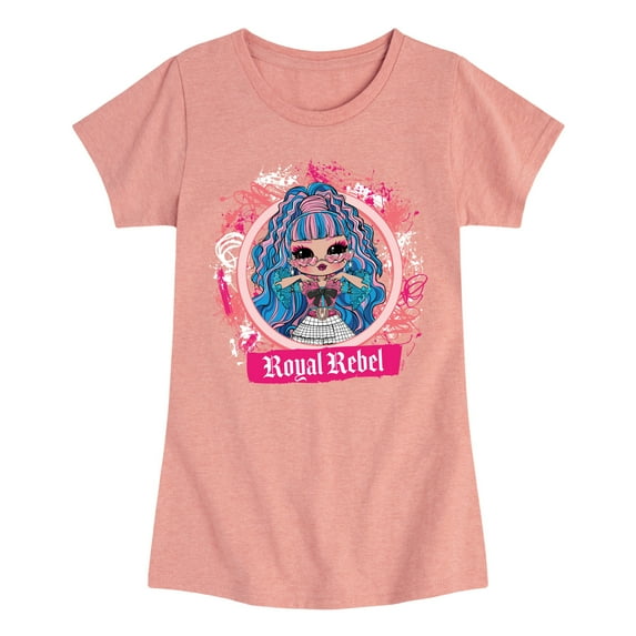 LOL OMG! Fashion Dolls - Royal Rebel - Toddler & Youth Girls Short Sleeve Graphic T-Shirt
