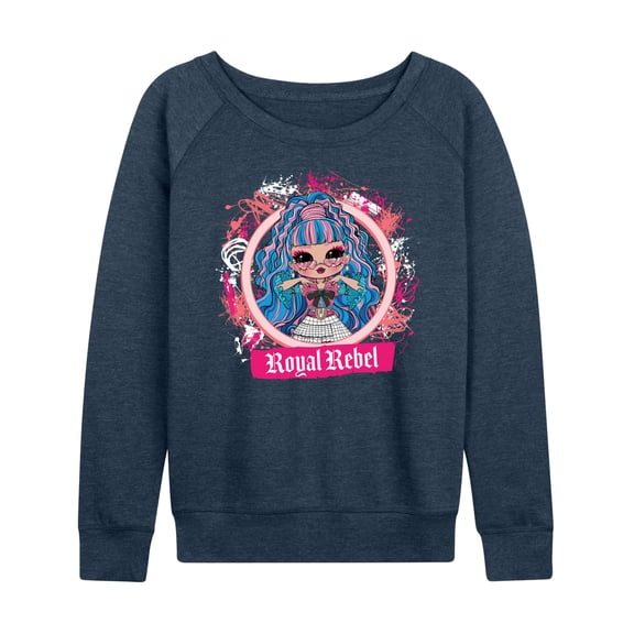 LOL OMG! Fashion Dolls - Royal Rebel - Women's Lightweight French Terry Long Sleeve Shirt