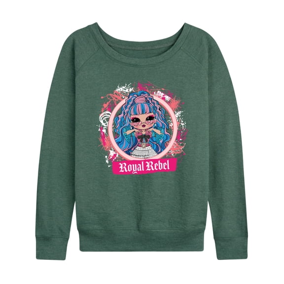 LOL OMG! Fashion Dolls - Royal Rebel - Women's Lightweight French Terry Long Sleeve Shirt