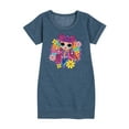 thumbnail image 1 of LOL OMG! Fashion Dolls - Skater Chick w/ Flowers - Toddler & Youth Girls Fleece Dress, 1 of 5
