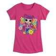 thumbnail image 1 of LOL OMG! Fashion Dolls - Skater Chick w/ Flowers - Toddler & Youth Girls Short Sleeve Graphic T-Shirt, 1 of 5