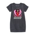 thumbnail image 1 of LOL OMG! Fashion Dolls - Spicy Babe - Hearts & Flames - Toddler & Youth Girls Fleece Dress, 1 of 4