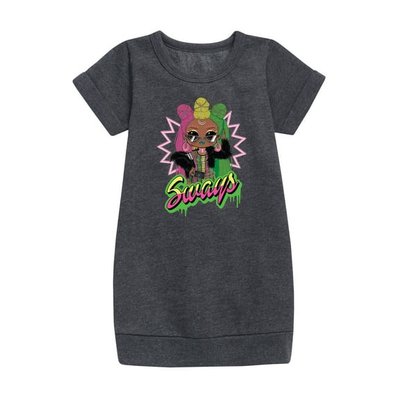 LOL OMG! Fashion Dolls - Sways Spray Paint - Toddler & Youth Girls Fleece Dress