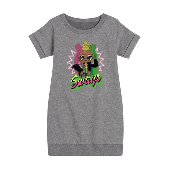 LOL OMG! Fashion Dolls - Sways Spray Paint - Toddler & Youth Girls Fleece Dress