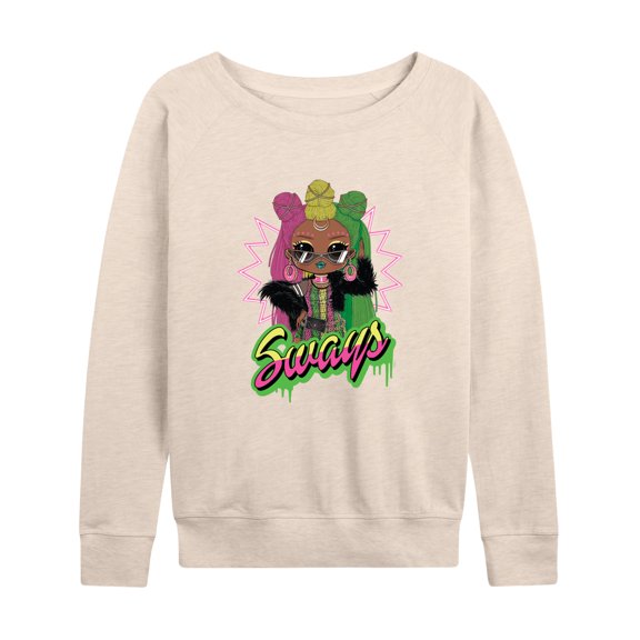 LOL OMG! Fashion Dolls - Sways Spray Paint - Women's Lightweight French Terry Long Sleeve Shirt
