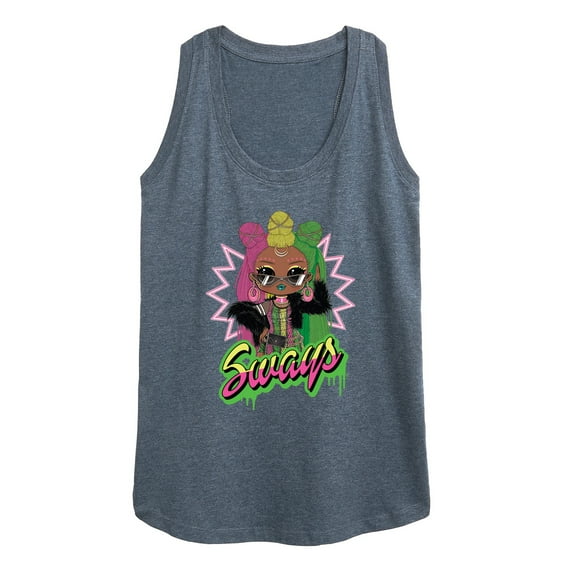 LOL OMG! Fashion Dolls - Sways Spray Paint - Women's Racerback Tank Top