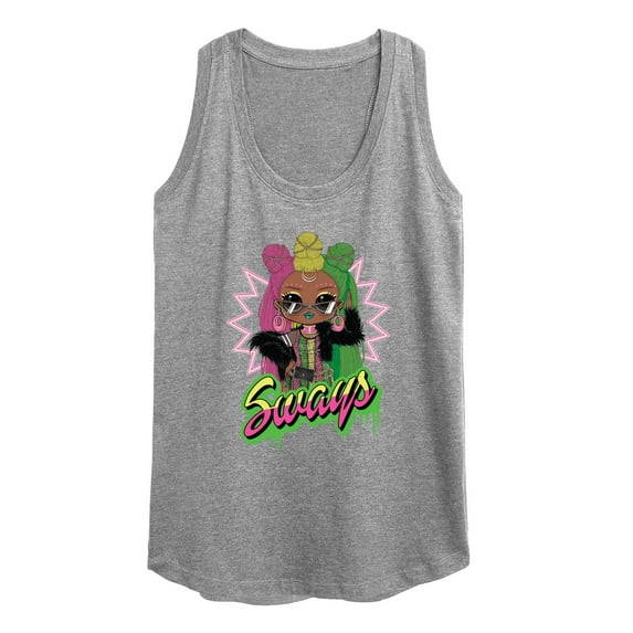 LOL OMG! Fashion Dolls - Sways Spray Paint - Women's Racerback Tank Top