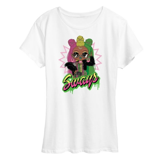LOL OMG! Fashion Dolls - Sways Spray Paint - Women's Short Sleeve Graphic T-Shirt
