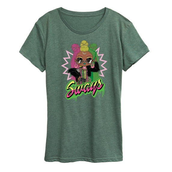 LOL OMG! Fashion Dolls - Sways Spray Paint - Women's Short Sleeve Graphic T-Shirt