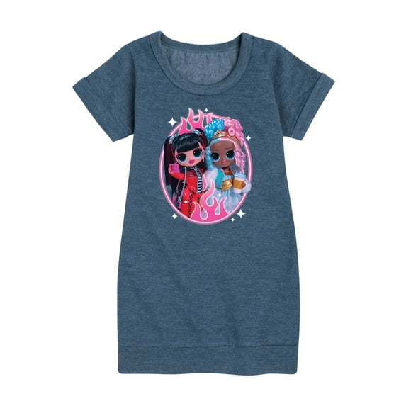 LOL OMG! Fashion Dolls - Sweet & Spicy Babes - Toddler & Youth Girls Fleece Dress