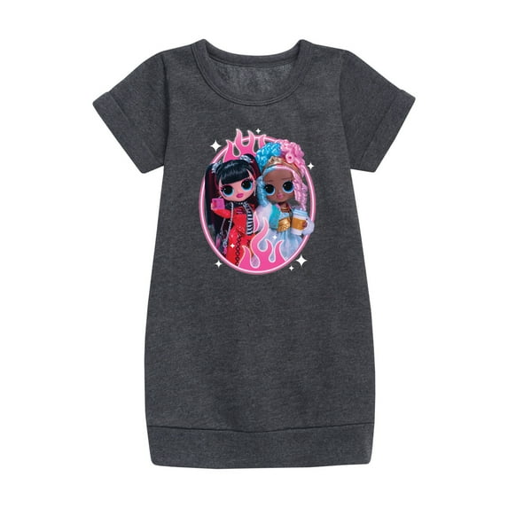 LOL OMG! Fashion Dolls - Sweet & Spicy Babes - Toddler & Youth Girls Fleece Dress