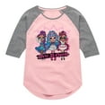 thumbnail image 1 of LOL OMG! Fashion Dolls - We're All Queens - Toddler & Youth Girls Raglan Graphic T-Shirt, 1 of 5