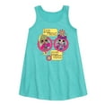 thumbnail image 1 of LOL OMG! Good Friends, Good Vibes Besties - Toddler & Youth Girls A-line Dress, 1 of 4