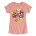 thumbnail image 1 of LOL OMG! Good Friends, Good Vibes Besties - Toddler & Youth Girls Short Sleeve Graphic T-Shirt, 1 of 6