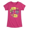 thumbnail image 1 of LOL OMG! Good Friends, Good Vibes Besties - Toddler & Youth Girls Short Sleeve Graphic T-Shirt, 1 of 5