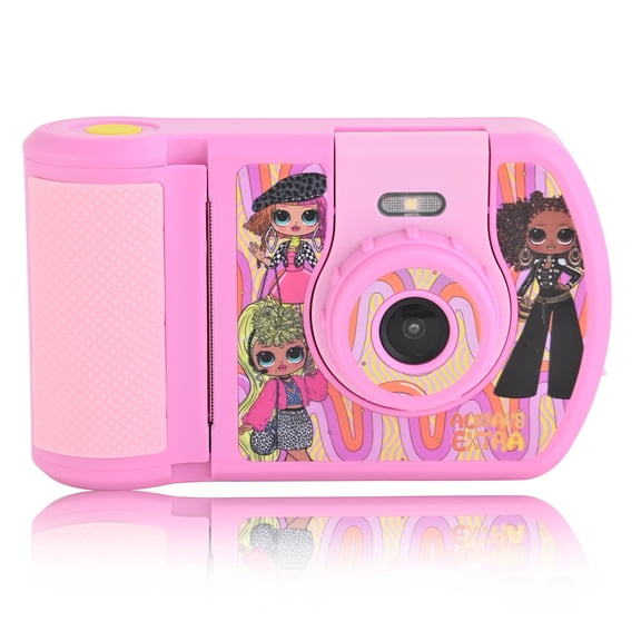 LOL Surprise OMG Accutime Kids Camera with Thermal Printing, MP3 Player and Built-In Speaker, 12 MP, 1080p Video and Games