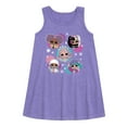 thumbnail image 1 of LOL OMG - Winter Dolls - Snow Princesses Circles - Toddler & Youth Girls A-line Dress, 1 of 4
