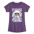 thumbnail image 1 of LOL OMG - Winter Dolls - U Glow Girl Disco - Toddler & Youth Girls Short Sleeve Graphic T-Shirt, 1 of 5
