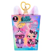 LOL Surprise Plush Surprise Blind Plush Toy  Hidden Fashions & 7 Surprises Inside, Collectible On-the-Go Doll, Random Style, 6 Styles to Collect, Ages 4+
