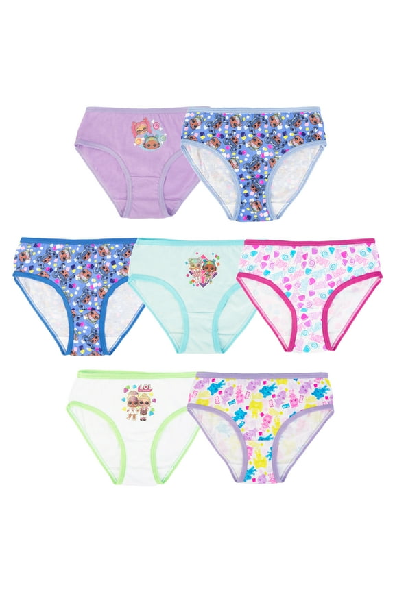 LOL SURPRSE GIRLS 7 PACK CHARACTER UNDERWEAR