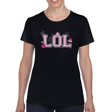 Good Vibes - Pink Emojis Graphic Women's T-shirt - Walmart Business ...