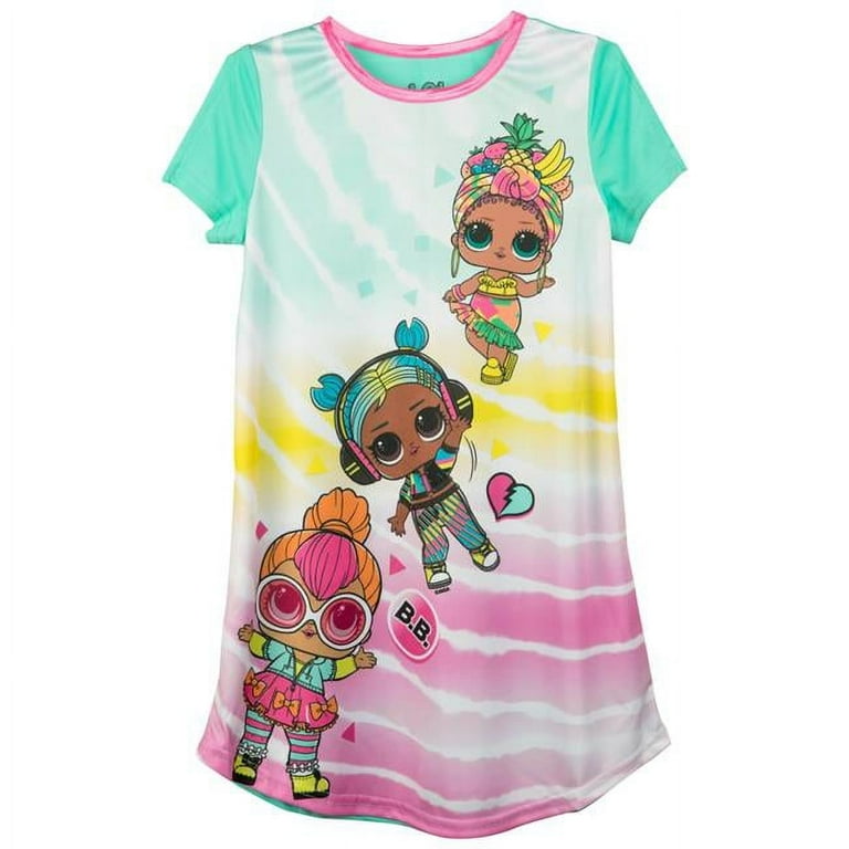LOL Suprise Dolls Toddler Night Gown Pajamas Size 10