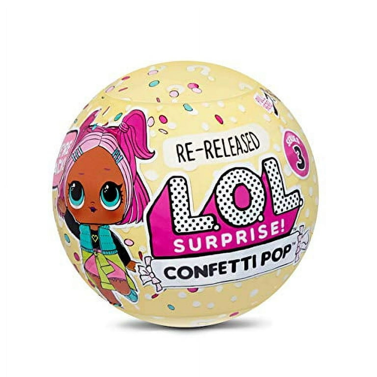 LOL Surprise 3-Pack Confetti- Showbaby, Great Gift for Kids Ages 4 5 6+ 