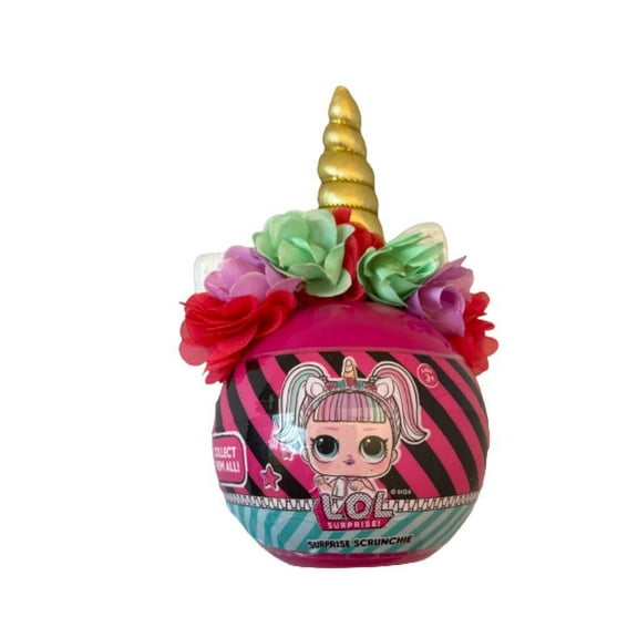 LOL Surprise #528 Scrunchie, Unicorn With Flowers, NEW SEALED