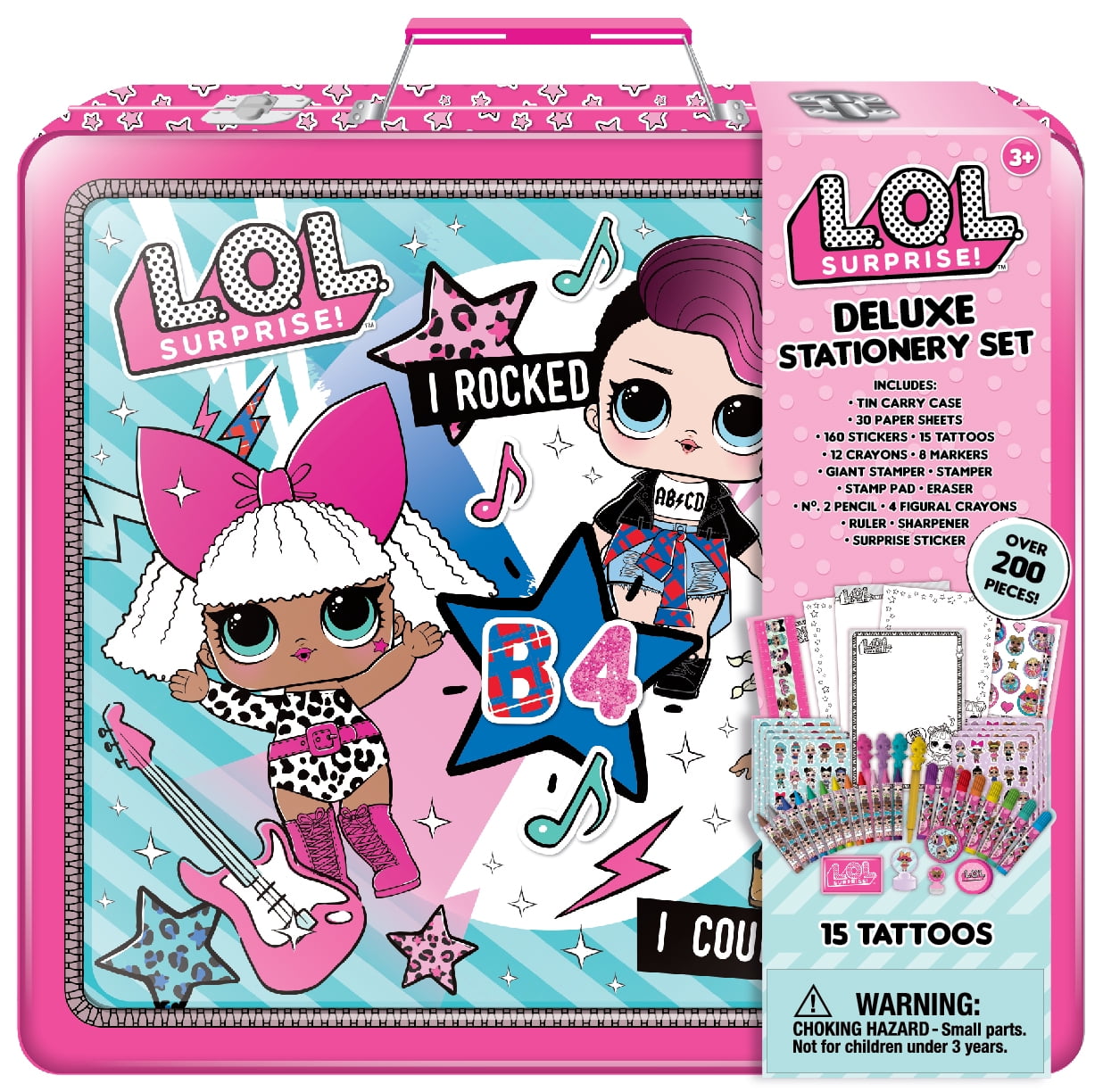 LOL Surprise Activity Art Tin: Deluxe Stationery Set