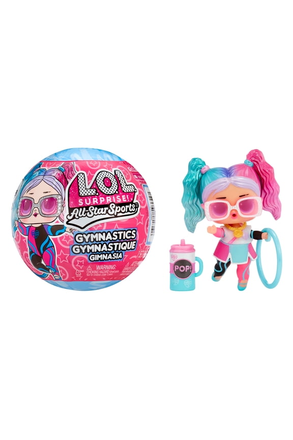 LOL Surprise All Star Sports Gymnastics Collectible Doll, 8 Surprises, Limited Edition, Ages 4+