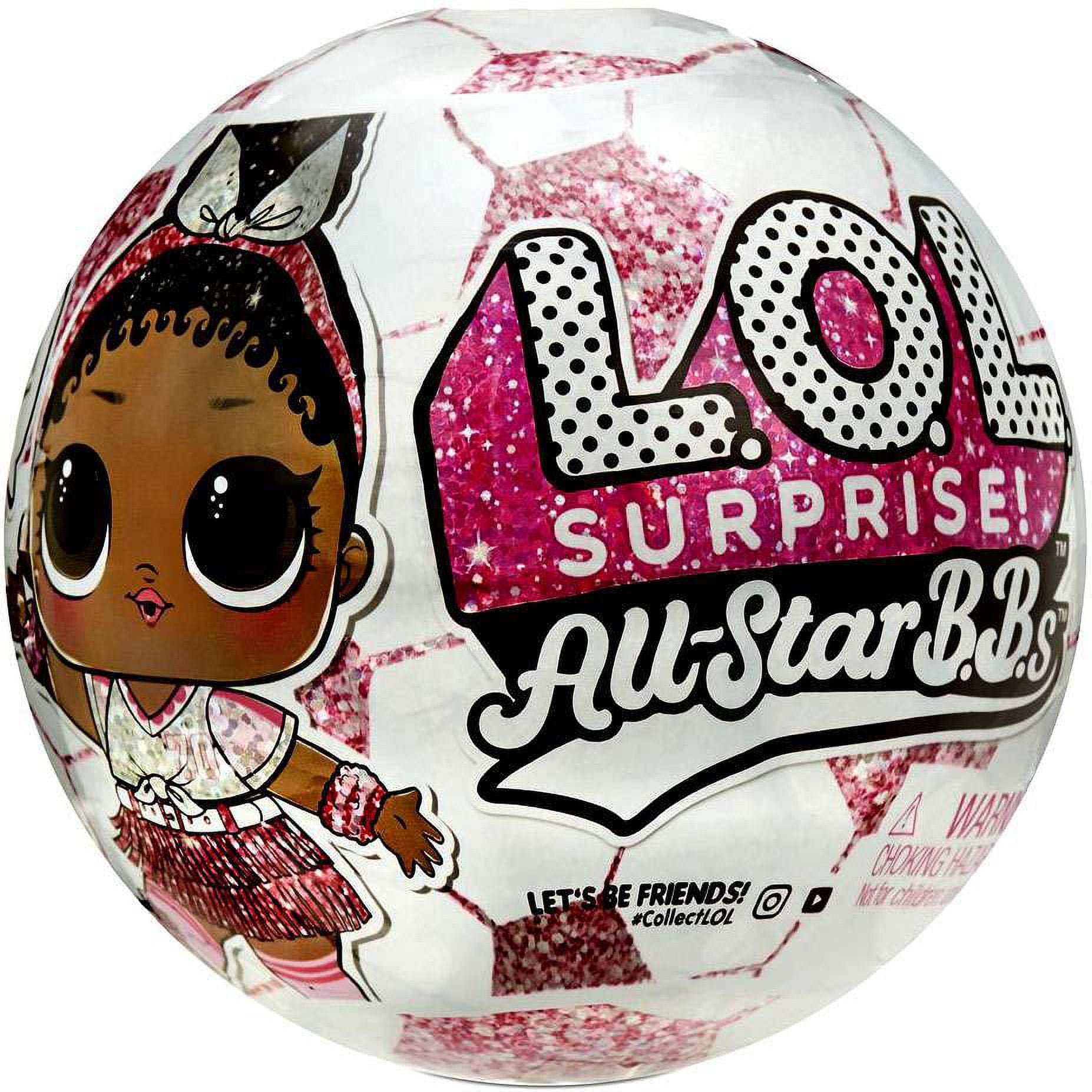 Pink Razorback Lol LOL Surprise All Stars BBs Series 3 Soccer Pink Lightning Mystery Pack ...