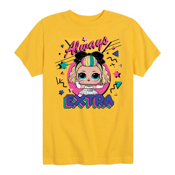 LOL Surprise! - Always Extra - Toddler And Youth Short Sleeve Graphic T-Shirt