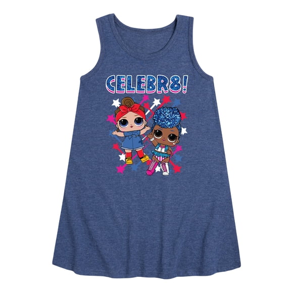 LOL Surprise! Americana - 4th of July - Celebr8! - Toddler & Youth Girls A-line Dress