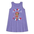 thumbnail image 1 of LOL Surprise! Americana - 4th of July - Fierce Freedom - Toddler & Youth Girls A-line Dress, 1 of 4