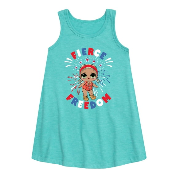 LOL Surprise! Americana - 4th of July - Fierce Freedom - Toddler & Youth Girls A-line Dress