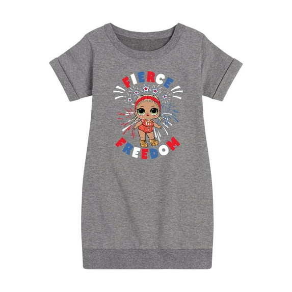 LOL Surprise! Americana - 4th of July - Fierce Freedom - Toddler & Youth Girls Fleece Dress