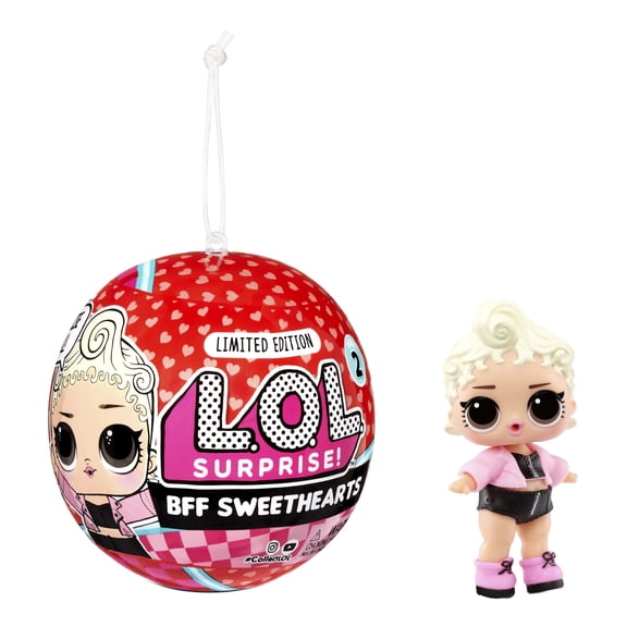 LOL Surprise BFF Sweethearts Pink Baby Doll with 7 Surprises, Valentines Doll, Accessories, Limited Edition Doll, Collectible Doll Ages 4+