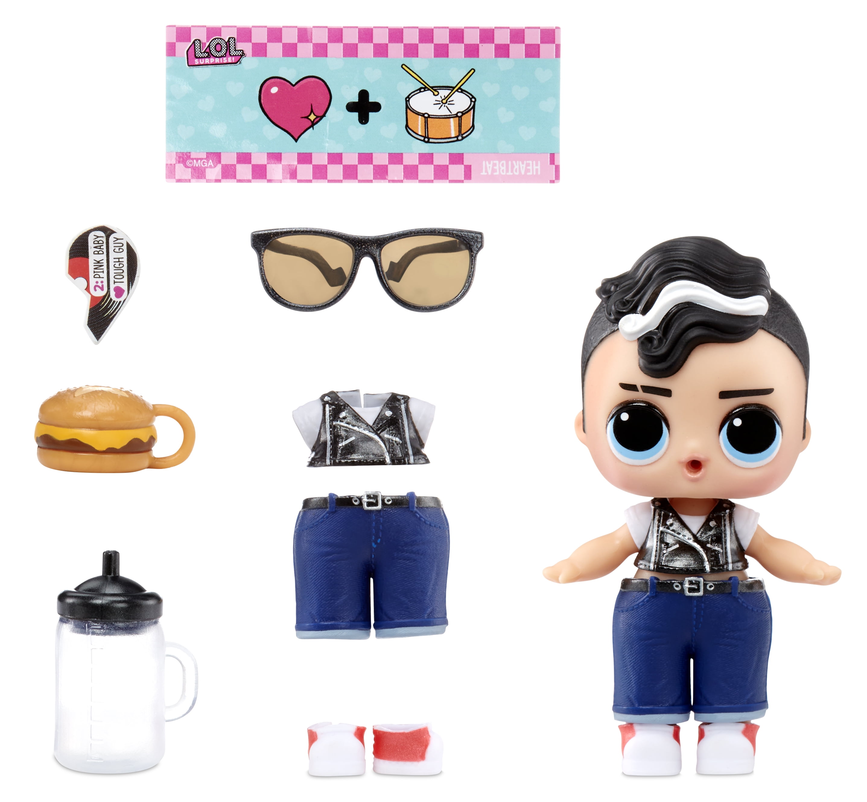 LOL Surprise BFF Sweethearts Tough Guy Doll With 7 Surprises Valentines Doll Accessories Limited Edition Doll Collectible Doll Walmart