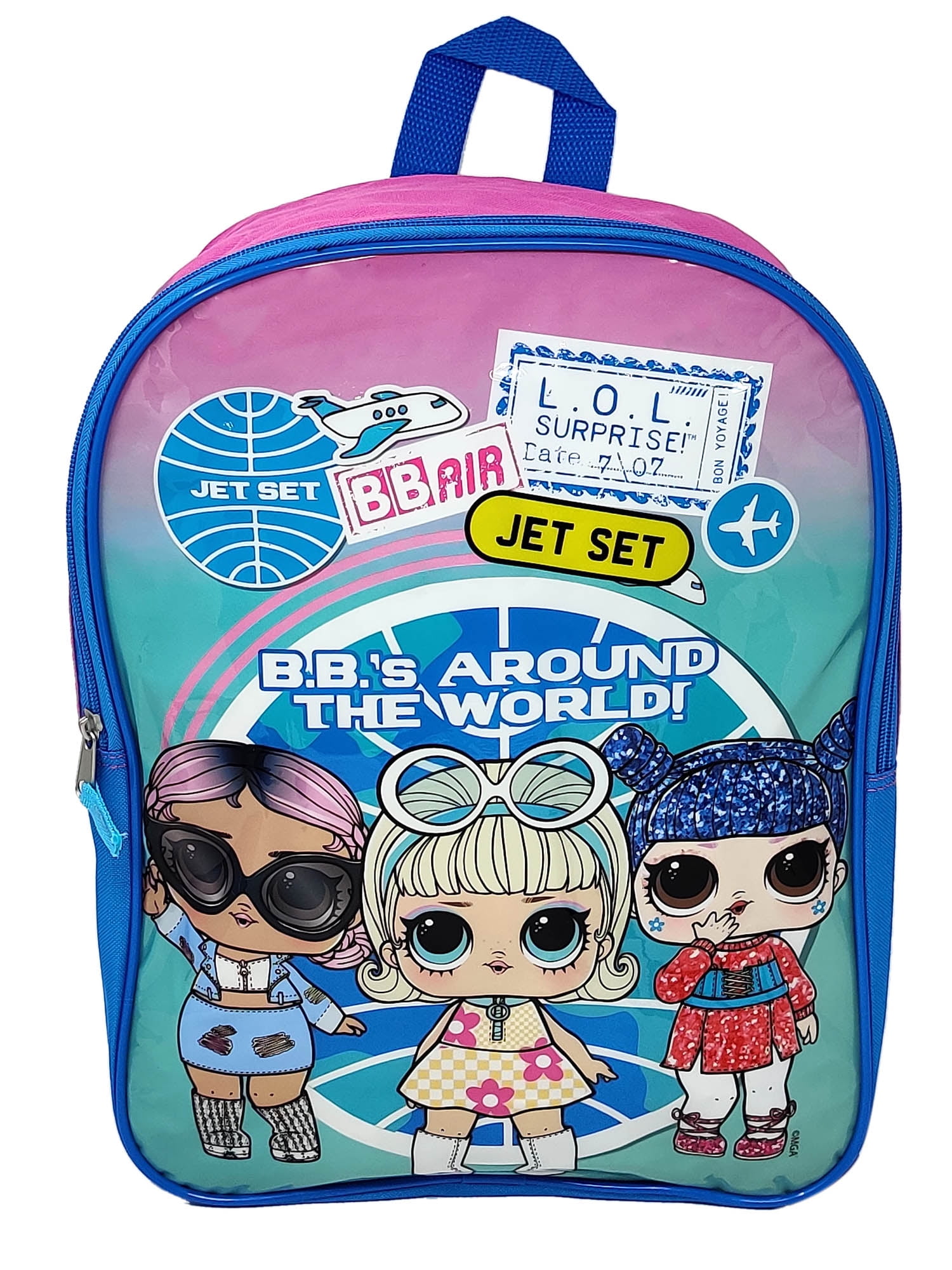 LOL Surprise Backpack 15 Jet Set Q T Kawaii Queen Go Go Gurl Pink Blue Girls 96867ce7 12b1 4291 b270 41bef7d5d016.97ff79ba1adb55e14951e5a7967ee525