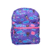 LOL Surprise Backpack 16" Jet Set Kawaii Queen Go-Go Gurl LOL Backpack Purple